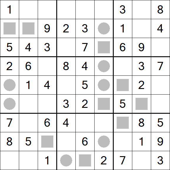 Even-Odd Sudoku - Fácil 